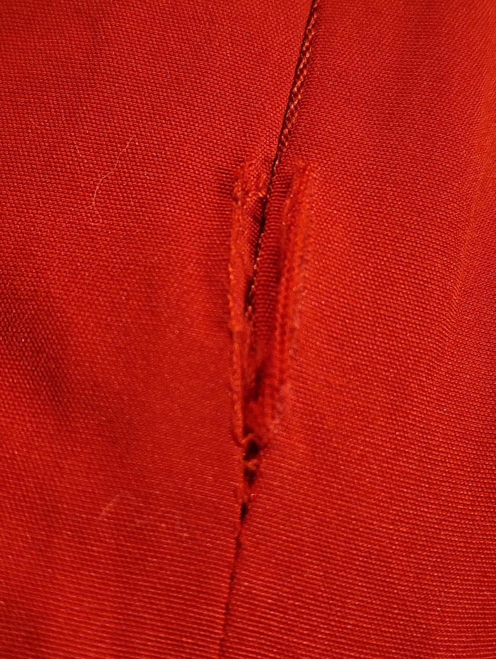Eze Red Crochet-Waist Maxi Skirt (Damaged) - Picture 10 of 10